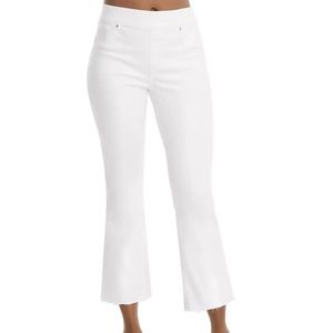Spanx cropped flare NWT LARGE white
